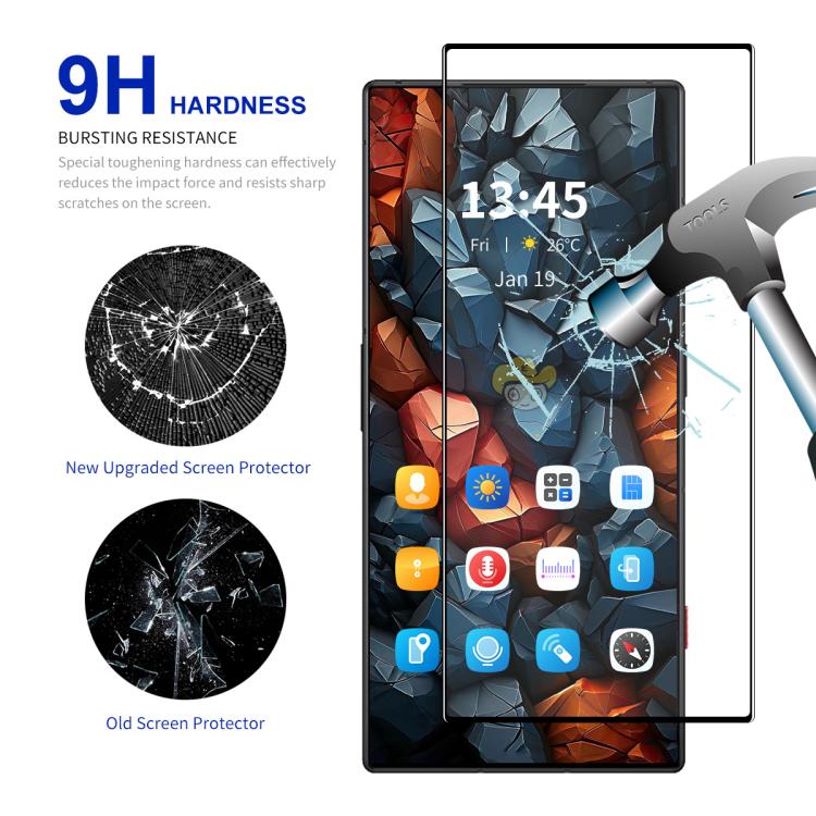 ENKAY Hat-Prince Full Glue High Aluminum-silicon Tempered Glass Film, For Nubia RedMagic 10 Air, For ZTE Nubia Z50 Ultra, For ZTE Blade A52 Lite, For ZTE Blade A72 4G / V40 Vita, For ZTE Blade V40 Pro, For ZTE Blade V40, For ZTE Blade A72 5G           ...