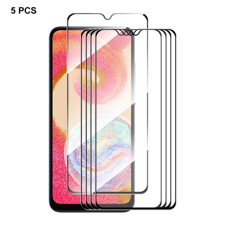 5pcs ENKAY Hat-Prince Full Glue High Aluminum-silicon Tempered Glass Film, For Samsung Galaxy A57, For Samsung Galaxy A37, For Samsung Galaxy A27, For Samsung Galaxy A07 5G, For Samsung Galaxy A17 5G, For Samsung Galaxy A26 5G, For Samsung Galaxy A16 5...