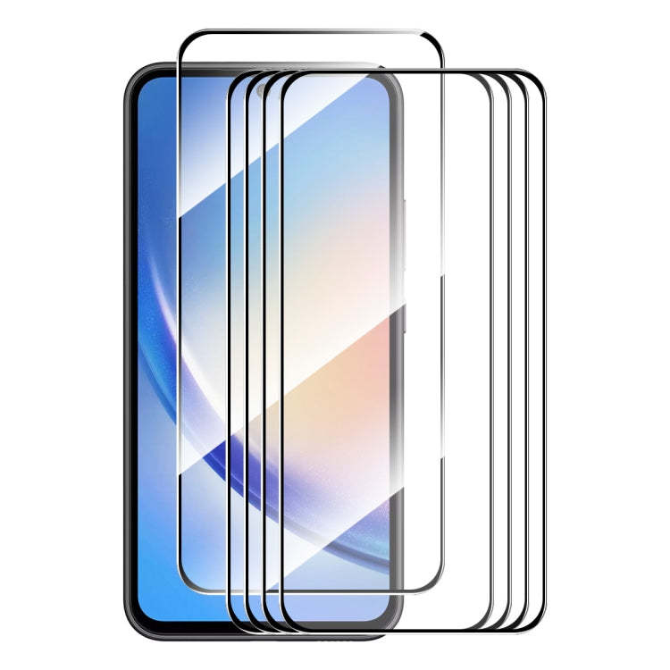 5pcs ENKAY Hat-Prince Full Glue High Aluminum-silicon Tempered Glass Film, For Galaxy M47 5G, For Galaxy Z Fold8 5G Outer Screen, For Galaxy Z Fold8 Ultra 5G Outer Screen, For Galaxy Z Flip8 5G Outer Screen, For Galaxy A57 5G, For Galaxy A37 5G        ...
