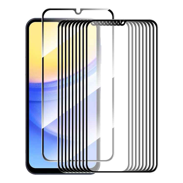 10pcs ENKAY Hat-Prince Full Glue High Aluminum-silicon Tempered Glass Film, For Samsung Galaxy A57, For Samsung Galaxy A37, For Samsung Galaxy A27, For Samsung Galaxy A07 5G, For Samsung Galaxy A17 5G, For Samsung Galaxy A26, For Samsung Galaxy A16 5G ...