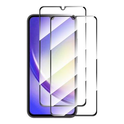 2pcs ENKAY Hat-Prince Full Glue High Aluminum-silicon Tempered Glass Film, For Samsung Galaxy F07 / M07 4G, For Samsung Galaxy F17 / M17 5G, For Samsung Galaxy A57, For Samsung Galaxy A37, For Samsung Galaxy A27, For Samsung Galaxy S25 FE 5G           ...