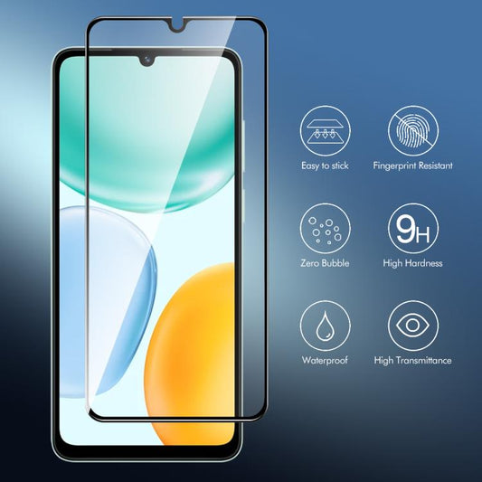 ENKAY Hat-Prince Full Glue High Aluminum-silicon Tempered Glass Film, For Honor X6d 5G, For Honor X8d 4G, For Honor X9d 5G, For Honor 400 Smart 5G, For Honor X6c, For Honor X70i, For Honor X60 GT, For Honor 400 Lite Global, For Honor 400 Global 156.5mm...