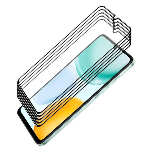 5pcs ENKAY Hat-Prince Full Glue High Aluminum-silicon Tempered Glass Film, For Honor X5c / X5c Plus, For Honor X70i, For Honor X60 GT, For Honor 400 Lite Global, For Honor 400 Global 156.5mm, For Honor X8c 4G, For Honor 300, For Honor 90 GT, For Honor ...
