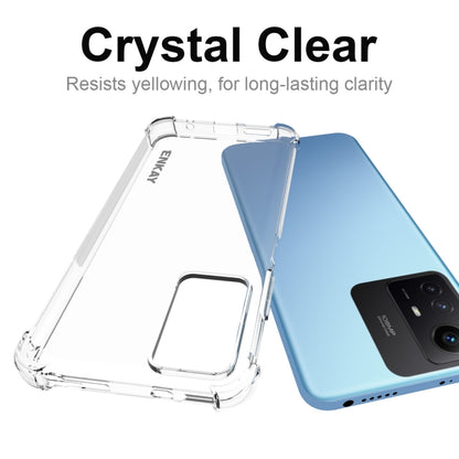 ENKAY Transparent TPU Shockproof Phone Case with Glass Film, For Xiaomi Redmi Note 12s, For Redmi K60 Ultra, For Xiaomi Redmi 12C, For Xiaomi 13T