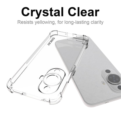 ENKAY Transparent TPU Shockproof Phone Case with Glass Film, For Huawei Nova 11 4G
