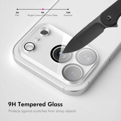 2pcs ENKAY Hat-Prince 9H Rear Camera Lens Tempered Glass Film, For iPhone 17 Pro Max, For iPhone 17 Pro, For iPhone 17, For iPhone Air, For iPhone 16 Pro / 16 Pro Max, For iPhone 16 / 16 Plus, For iPhone 15 Pro / 15 Pro Max, For iPhone 15 / 15 Plus