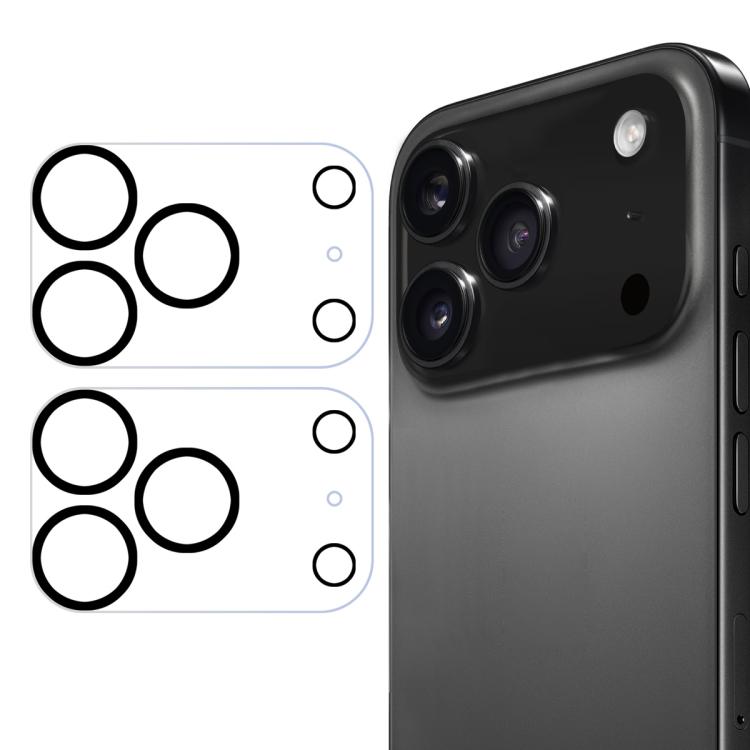 2pcs ENKAY Hat-Prince 9H Rear Camera Lens Tempered Glass Film, For iPhone Fold, For iPhone 18 Pro, For iPhone 18 Pro Max, For iPhone 17 Pro Max, For iPhone 17 Pro, For iPhone 17, For iPhone Air, For iPhone 16 Pro / 16 Pro Max, For iPhone 16 / 16 Plus  ...
