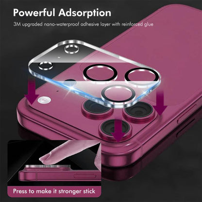 2pcs ENKAY Hat-Prince 9H Rear Camera Lens Tempered Glass Film, For iPhone Fold, For iPhone 18 Pro, For iPhone 18 Pro Max, For iPhone 17 Pro Max, For iPhone 17 Pro, For iPhone 17, For iPhone Air, For iPhone 16 Pro / 16 Pro Max, For iPhone 16 / 16 Plus  ...