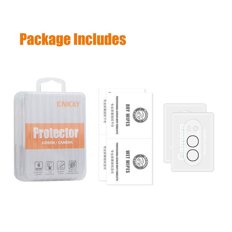 2pcs ENKAY Hat-Prince 9H Rear Camera Lens Tempered Glass Film, For iPhone Fold, For iPhone 18 Pro, For iPhone 18 Pro Max, For iPhone 17 Pro Max, For iPhone 17 Pro, For iPhone 17, For iPhone Air, For iPhone 16 Pro / 16 Pro Max, For iPhone 16 / 16 Plus  ...