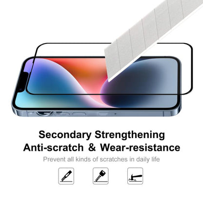 10pcs ENKAY Full Glue High Aluminum-silicon Tempered Glass Film, For iPhone 17e / 16e, For iPhone 16 Pro Max, For iPhone 16 Pro, For iPhone 16 Plus, For iPhone 16, For iPhone 15 Pro Max, For iPhone 15 Pro, For iPhone 15 Plus, For iPhone 15