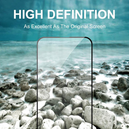 10pcs ENKAY Full Glue High Aluminum-silicon Tempered Glass Film, For iPhone 17e / 16e, For iPhone 16 Pro Max, For iPhone 16 Pro, For iPhone 16 Plus, For iPhone 16, For iPhone 15 Pro Max, For iPhone 15 Pro, For iPhone 15 Plus, For iPhone 15