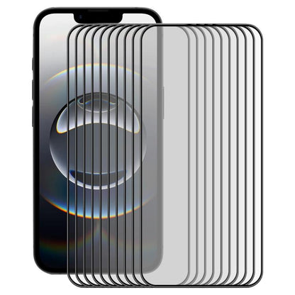 10pcs ENKAY Full Glue High Aluminum-silicon Tempered Glass Film, For iPhone 17e / 16e, For iPhone 16 Pro Max, For iPhone 16 Pro, For iPhone 16 Plus, For iPhone 16, For iPhone 15 Pro Max, For iPhone 15 Pro, For iPhone 15 Plus, For iPhone 15