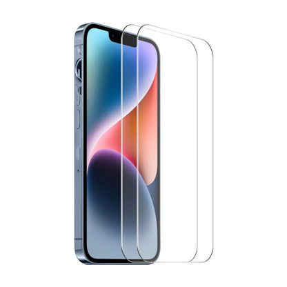 2pcs NKAY 0.26mm 9H 2.5D High Aluminum-silicon Tempered Glass Film, For iPhone 17e / 16e, For iPhone 16 Pro Max, For iPhone 16 Pro, For iPhone 16 Plus, For iPhone 16, For iPhone 15 Pro Max, For iPhone 15 Pro, For iPhone 15 Plus, For iPhone 15