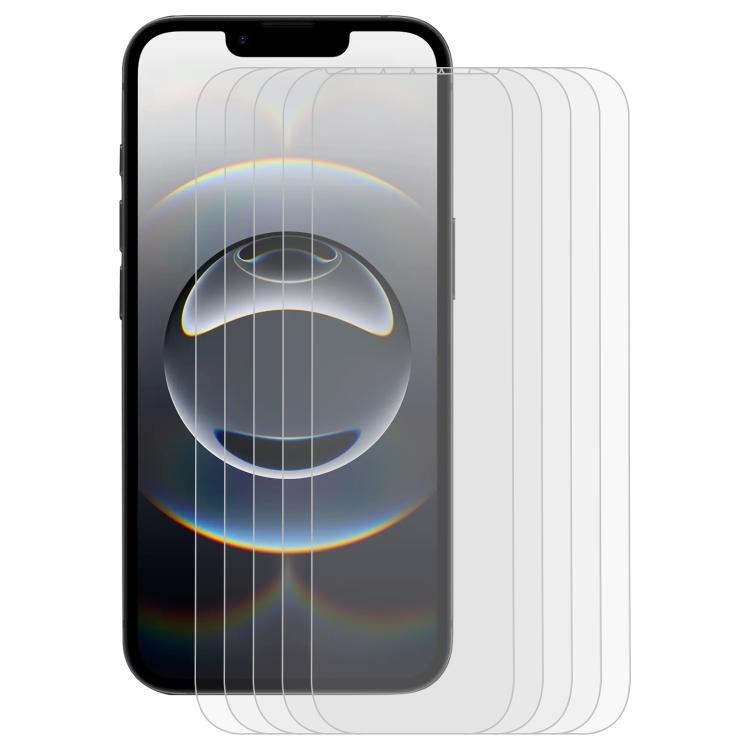 5pcs ENKAY 0.26mm 9H 2.5D High Aluminum-silicon Tempered Glass Film, For iPhone 17e / 16e, For iPhone 16 Pro Max, For iPhone 16 Pro, For iPhone 16 Plus, For iPhone 16, For iPhone 15 Pro Max, For iPhone 15 Pro, For iPhone 15 Plus, For iPhone 15