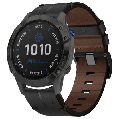 Leather Textured 22mm Watch Band, For Garmin Fenix E 47mm, For Garmin Fenix 8 MIP 47mm, For Garmin Fenix 8 AMOLED 47mm, For Garmin Fenix 7 Pro 47mm, For Garmin Epix Pro 47mm, For Garmin MARQ Athlete Gen 2, For Garmin MARQ Commander                     ...