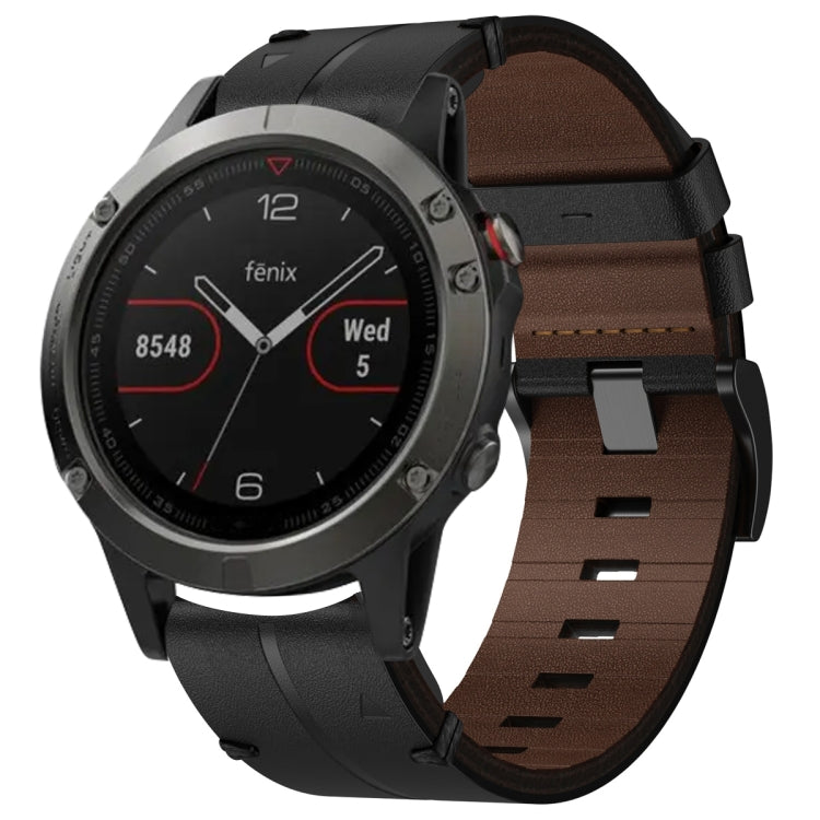 Leather Textured 22mm Watch Band, For Garmin Fenix E 47mm, For Garmin Fenix 8 MIP 47mm, For Garmin Fenix 8 AMOLED 47mm, For Garmin Fenix 7 Pro 47mm, For Garmin Epix Pro 47mm, For Garmin MARQ Athlete Gen 2, For Garmin MARQ Commander                     ...