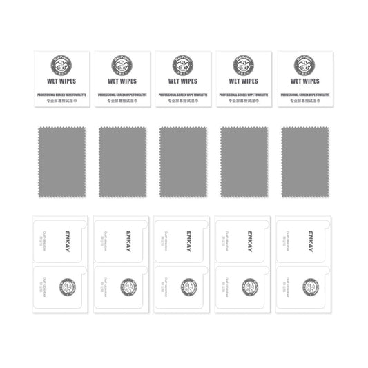 5pcs ENKAY Hat-Prince 28° Anti-peeping Tempered Glass Protector Full Screen Film