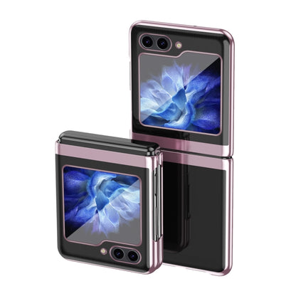 Electroplating Transparent Shockproof Phone Case, For Samsung Galaxy Z Flip7 5G, For Samsung Galaxy Z Fold5 5G, For  Samsung Galaxy Z Flip5   5G