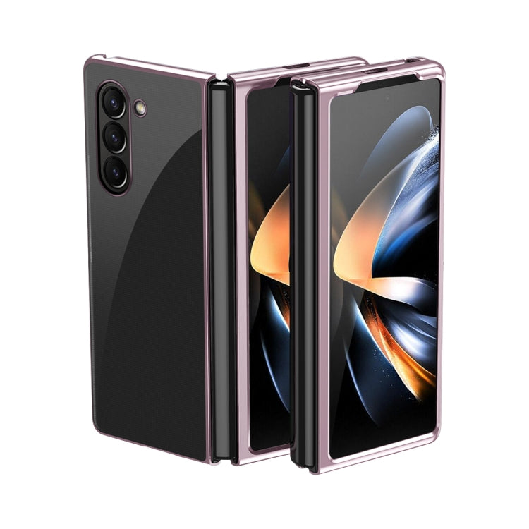 Electroplating Transparent Shockproof Phone Case, For Samsung Galaxy Z Flip7 5G, For Samsung Galaxy Z Fold5 5G, For  Samsung Galaxy Z Flip5   5G