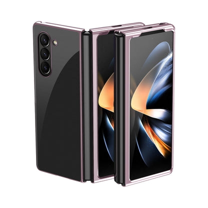 Electroplating Transparent Shockproof Phone Case, For Samsung Galaxy Z Flip7 5G, For Samsung Galaxy Z Fold5 5G, For  Samsung Galaxy Z Flip5   5G