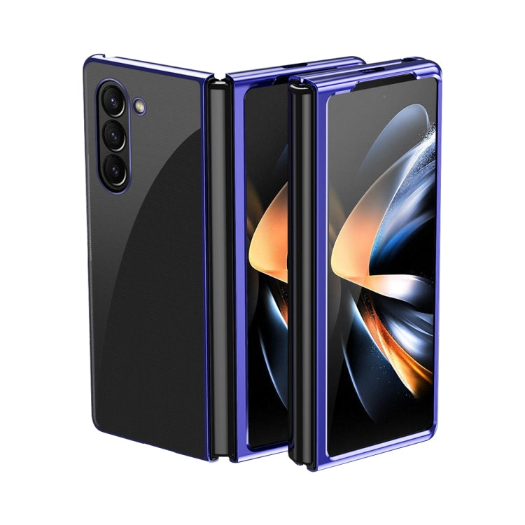 Electroplating Transparent Shockproof Phone Case, For Samsung Galaxy Z Flip7 5G, For Samsung Galaxy Z Fold5 5G, For  Samsung Galaxy Z Flip5   5G