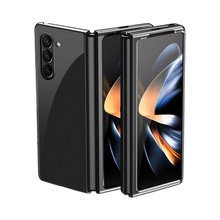 Electroplating Transparent Shockproof Phone Case, For Samsung Galaxy Z Flip7 5G, For Samsung Galaxy Z Fold5 5G, For  Samsung Galaxy Z Flip5   5G