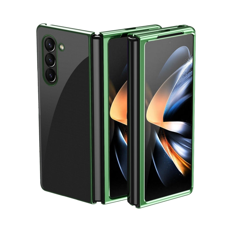 Electroplating Transparent Shockproof Phone Case, For Samsung Galaxy Z Flip7 5G, For Samsung Galaxy Z Fold5 5G, For  Samsung Galaxy Z Flip5   5G