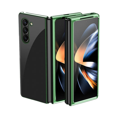 Electroplating Transparent Shockproof Phone Case, For Samsung Galaxy Z Flip7 5G, For Samsung Galaxy Z Fold5 5G, For  Samsung Galaxy Z Flip5   5G