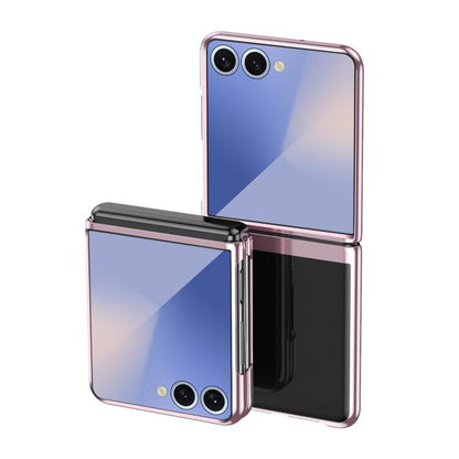 Electroplating Transparent Shockproof Phone Case, For Galaxy Z Fold8 Ultra 5G, For Galaxy Z Flip8 5G, For Galaxy Z Flip7 5G, For Galaxy Z Fold5 5G, For Galaxy Z Flip5   5G