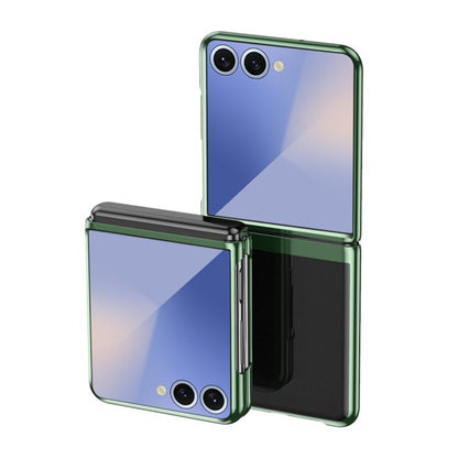 Electroplating Transparent Shockproof Phone Case, For Galaxy Z Fold8 Ultra 5G, For Galaxy Z Flip8 5G, For Galaxy Z Flip7 5G, For Galaxy Z Fold5 5G, For Galaxy Z Flip5   5G