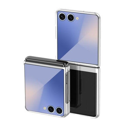 Electroplating Transparent Shockproof Phone Case, For Galaxy Z Fold8 Ultra 5G, For Galaxy Z Flip8 5G, For Galaxy Z Flip7 5G, For Galaxy Z Fold5 5G, For Galaxy Z Flip5   5G