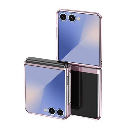 Electroplating Transparent Shockproof Phone Case, For Galaxy Z Fold8 Ultra 5G, For Galaxy Z Flip8 5G, For Galaxy Z Flip7 5G, For Galaxy Z Fold5 5G, For Galaxy Z Flip5   5G