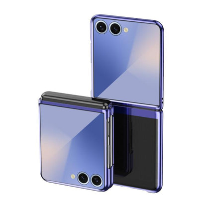 Electroplating Transparent Shockproof Phone Case, For Galaxy Z Fold8 Ultra 5G, For Galaxy Z Flip8 5G, For Galaxy Z Flip7 5G, For Galaxy Z Fold5 5G, For Galaxy Z Flip5   5G