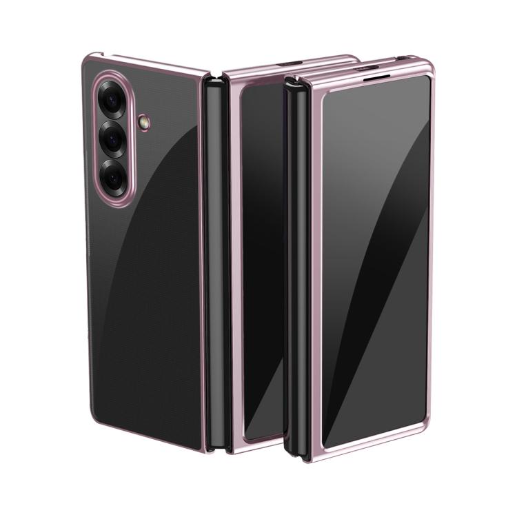 Electroplating Transparent Shockproof Phone Case, For Galaxy Z Fold8 Ultra 5G, For Galaxy Z Flip8 5G, For Galaxy Z Flip7 5G, For Galaxy Z Fold5 5G, For Galaxy Z Flip5   5G