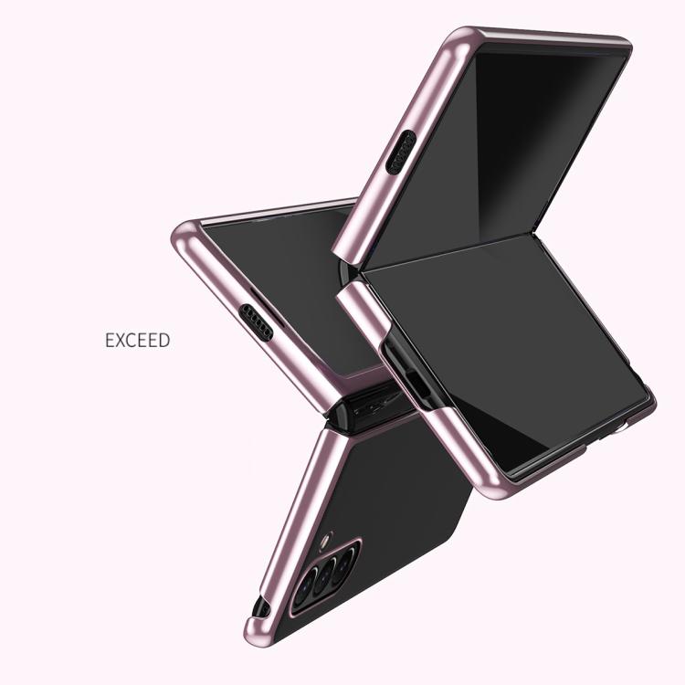 Electroplating Transparent Shockproof Phone Case, For Galaxy Z Fold8 Ultra 5G, For Galaxy Z Flip8 5G, For Galaxy Z Flip7 5G, For Galaxy Z Fold5 5G, For Galaxy Z Flip5   5G