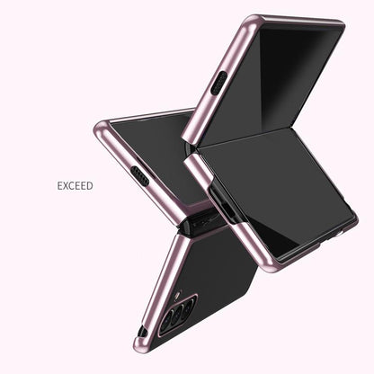 Electroplating Transparent Shockproof Phone Case, For Galaxy Z Fold8 Ultra 5G, For Galaxy Z Flip8 5G, For Galaxy Z Flip7 5G, For Galaxy Z Fold5 5G, For Galaxy Z Flip5   5G