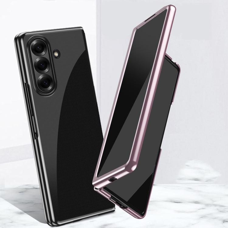 Electroplating Transparent Shockproof Phone Case, For Galaxy Z Fold8 Ultra 5G, For Galaxy Z Flip8 5G, For Galaxy Z Flip7 5G, For Galaxy Z Fold5 5G, For Galaxy Z Flip5   5G
