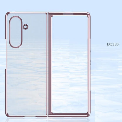 Electroplating Transparent Shockproof Phone Case, For Galaxy Z Fold8 Ultra 5G, For Galaxy Z Flip8 5G, For Galaxy Z Flip7 5G, For Galaxy Z Fold5 5G, For Galaxy Z Flip5   5G