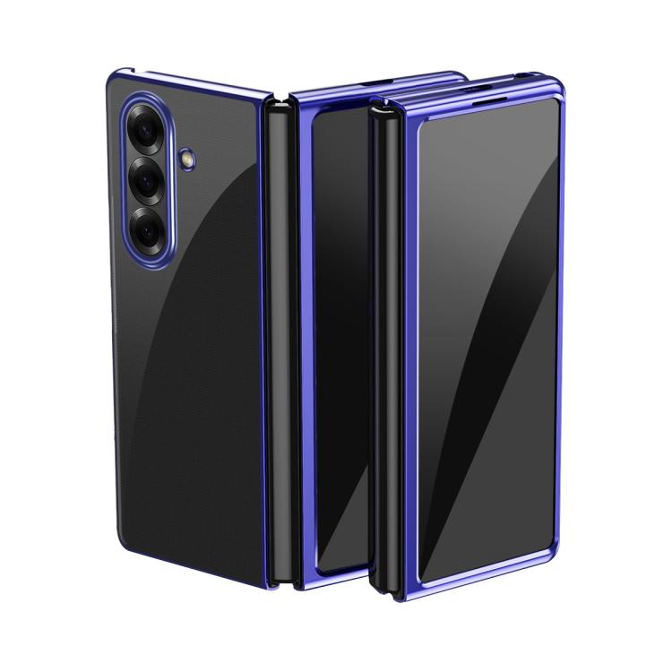 Electroplating Transparent Shockproof Phone Case, For Galaxy Z Fold8 Ultra 5G, For Galaxy Z Flip8 5G, For Galaxy Z Flip7 5G, For Galaxy Z Fold5 5G, For Galaxy Z Flip5   5G