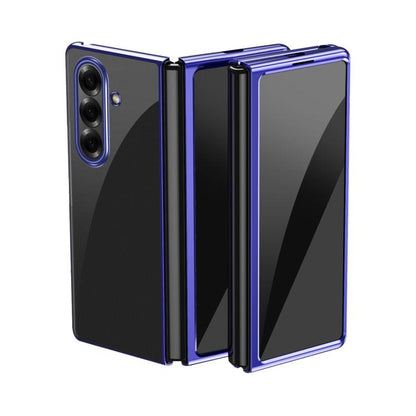 Electroplating Transparent Shockproof Phone Case, For Galaxy Z Fold8 Ultra 5G, For Galaxy Z Flip8 5G, For Galaxy Z Flip7 5G, For Galaxy Z Fold5 5G, For Galaxy Z Flip5   5G