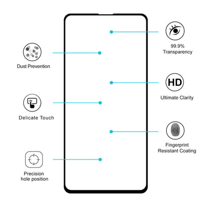 For Xiaomi Poco F5 Pro / Redmi K60 / K60 Pro 2pcs ENKAY Hat-Prince Full Glue 0.26mm 9H 2.5D Tempered Glass Full Film, For Redmi K20 / K20 Pro(2pcs)
