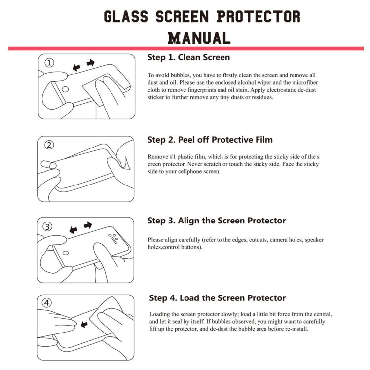 For Xiaomi Poco F5 Pro / Redmi K60 / K60 Pro 2pcs ENKAY Hat-Prince Full Glue 0.26mm 9H 2.5D Tempered Glass Full Film, For Redmi K20 / K20 Pro(2pcs)