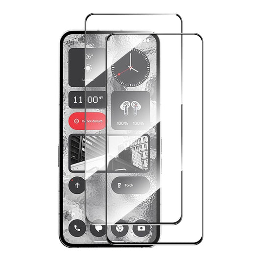 2pcs ENKAY Full Glue High Aluminum-silicon Tempered Glass Film, For Nothing Phone 2