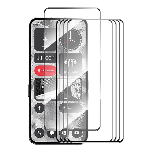 5pcs ENKAY Full Glue High Aluminum-silicon Tempered Glass Film, For Nothing Phone 2