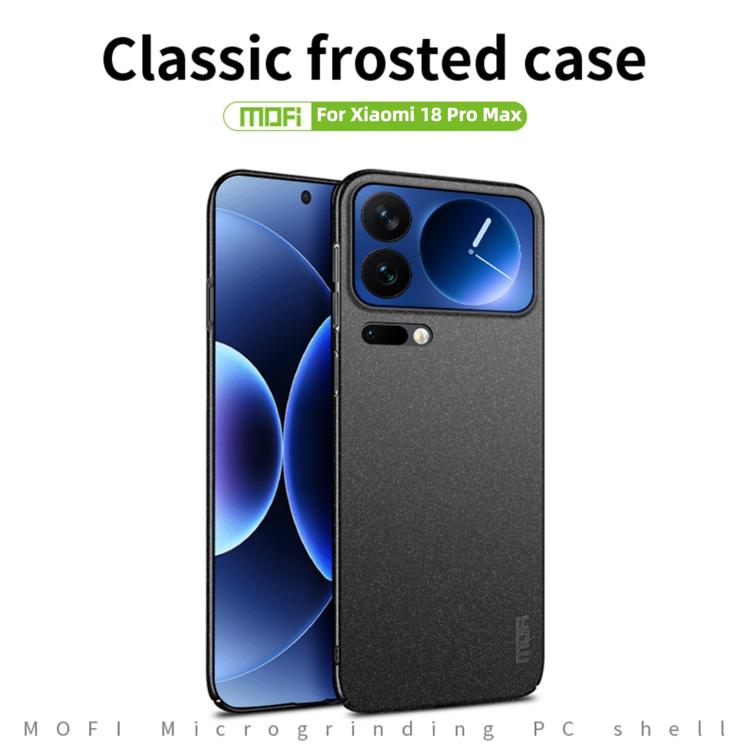 MOFI Fandun Series Frosted PC Ultra-thin All-inclusive Phone Case, For Xiaomi 18 Pro Max 5G, For Xiaomi 18 Pro 5G, For Redmi Note 17 Pro Global 163.5mm, For Xiaomi 17 Max, For Redmi K90 Max 5G, For Xiaomi 17T Pro 5G, For Xiaomi 17T 5G, For Xiaomi 17 Ul...