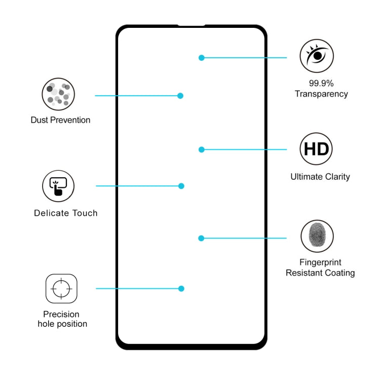 For Xiaomi Poco F5 Pro / Redmi K60 / K60 Pro 2pcs ENKAY Hat-Prince Full Glue 0.26mm 9H 2.5D Tempered Glass Full Film, For Redmi K20 / K20 Pro(1pc)