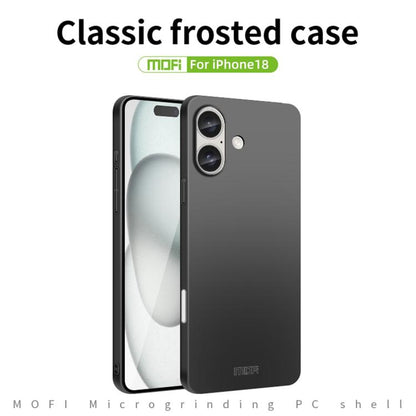 MOFI Frosted PC Ultra-thin Hard Phone Case, For iPhone 18, For iPhone 18 Pro, For iPhone 18 Pro Max, For iPhone 17 Pro Max, For iPhone 17 Pro, For iPhone 17, For iPhone Air, For iPhone 16 Pro Max, For iPhone 16 Pro, For iPhone 16 Plus, For iPhone 16   ...