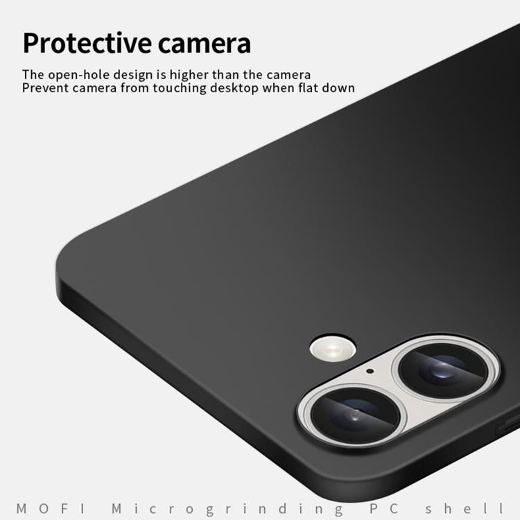 MOFI Frosted PC Ultra-thin Hard Phone Case, For iPhone 18, For iPhone 18 Pro, For iPhone 18 Pro Max, For iPhone 17 Pro Max, For iPhone 17 Pro, For iPhone 17, For iPhone Air, For iPhone 16 Pro Max, For iPhone 16 Pro, For iPhone 16 Plus, For iPhone 16   ...