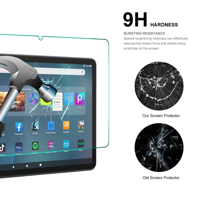 2pcs ENKAY Hat-Prince 0.33mm Explosion-proof Tempered Glass Film, For Amazon Fire Max 11 2023