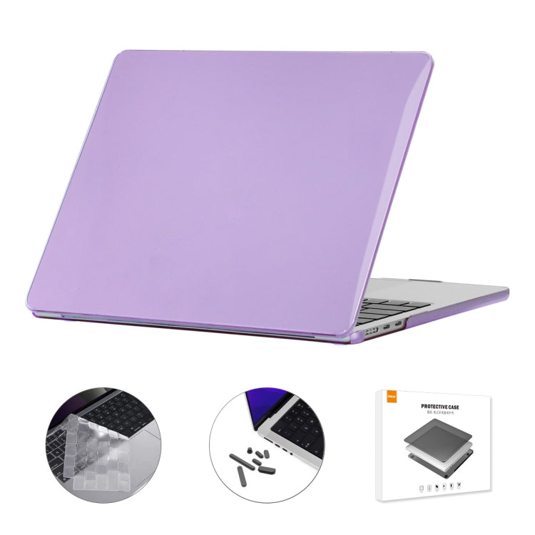 ENKAY US Version 3 in 1 Crystal Protective Case with TPU Keyboard Film & Anti-dust Plugs, For MacBook Air 15.3 A2941 US Version